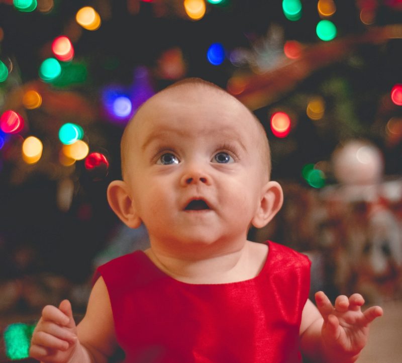 Baby at Christmas